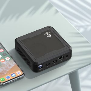tiny pc and smartphone